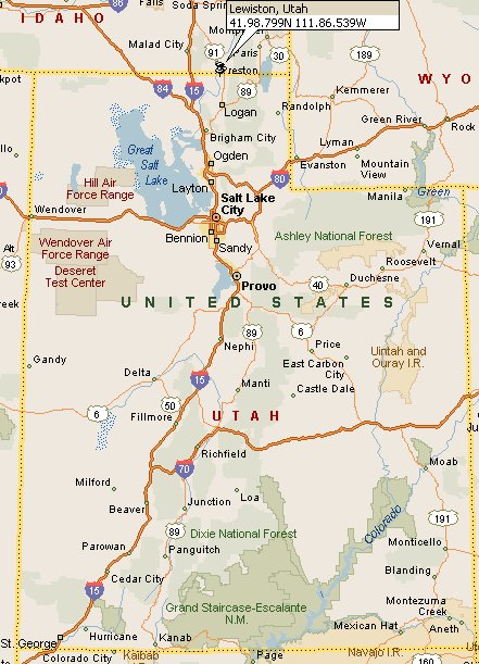 Lewiston, Utah Map 4